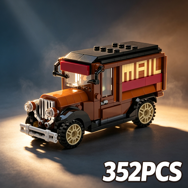 Vintage Toys Collector - 352 elementy Vintage Mail Van MOC