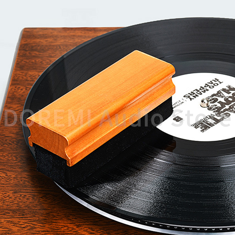 Vinyl Record Cleaner - Antystatyczna szczotka do czyszczenia płyt winylowych,