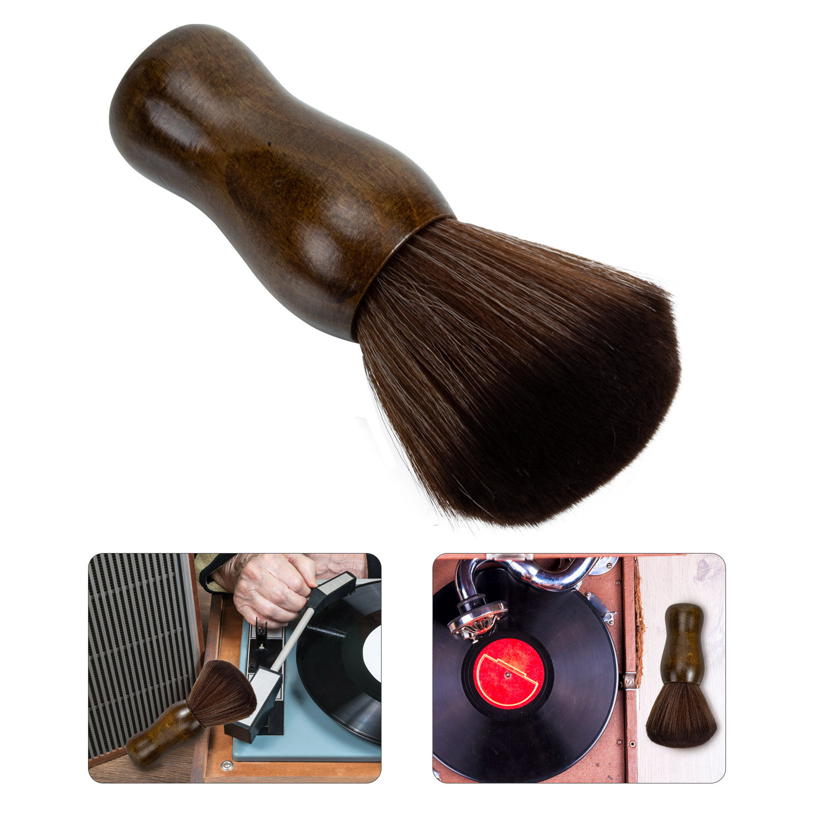 Vinyl Record Cleaner - Profesjonalna szczotka do czyszczenia płyt winylowych