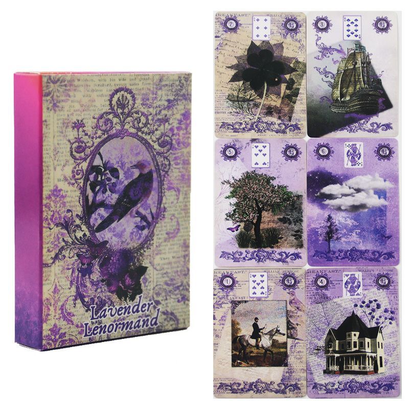 Kartoteka Lenormand z motywem  – Vintage Collectible Cards recenzja i cena