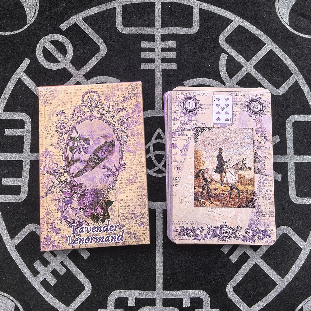 Kartoteka Lenormand z motywem  – Vintage Collectible Cards recenzja i cena