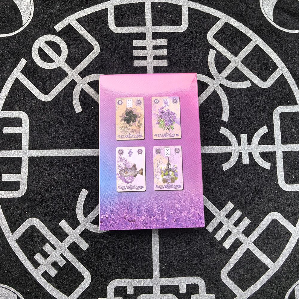 Kartoteka Lenormand z motywem  – Vintage Collectible Cards recenzja i cena