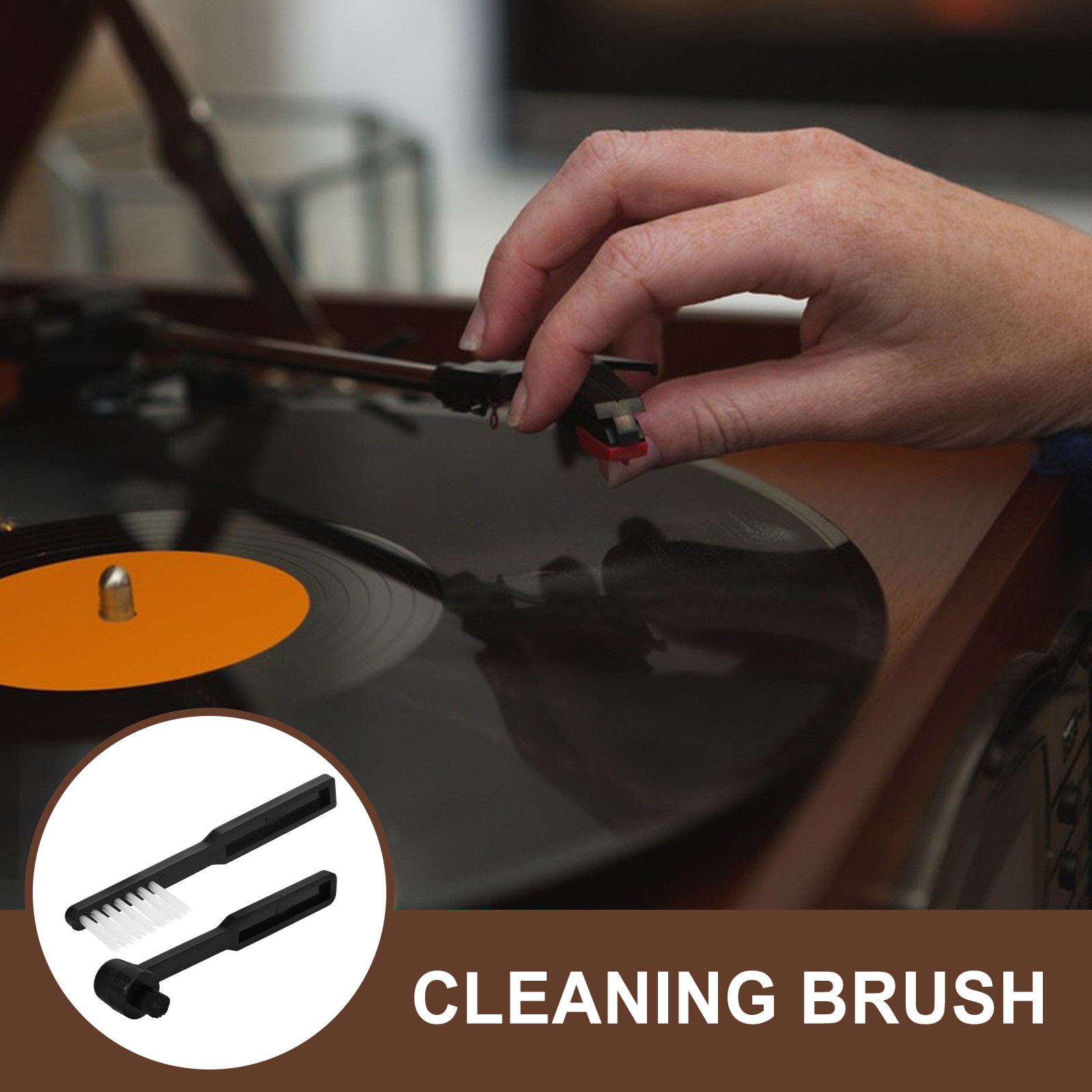 2 szt. Szczoteczka do czyszcze – Vinyl Record Cleaner recenzja i cena