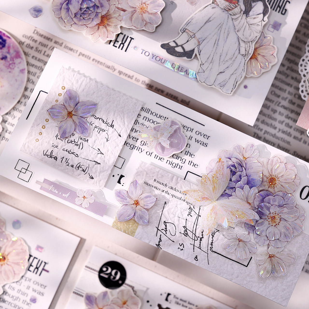 Taśma washi XiaoBaiJia Studio  – Vintage Collectible Cards recenzja i cena