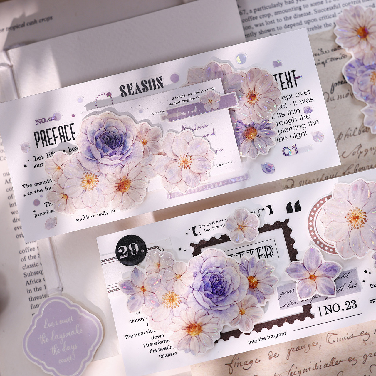 Taśma washi XiaoBaiJia Studio  – Vintage Collectible Cards recenzja i cena
