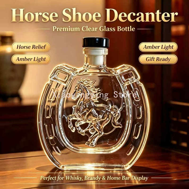 Vintage'owy szklany dekanter d – Vintage Collectible Liquor Bottles recenzja i cena